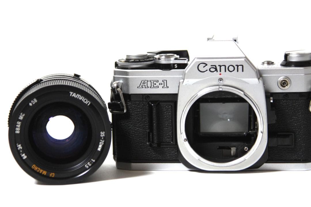 フィルムカメラ Canon AE-1 TAMRON 35-70mm F3.5 CF MACRO