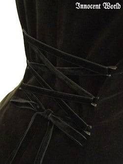 別珍フロントリボンジャンパースカート innocent world 【希少】