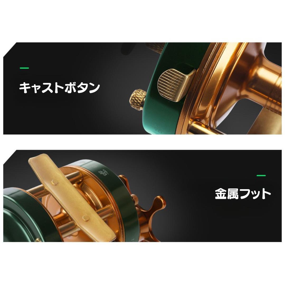 ベイトリール ビッグベイトリール リール 両軸リール 釣りリール 左ハンドル
