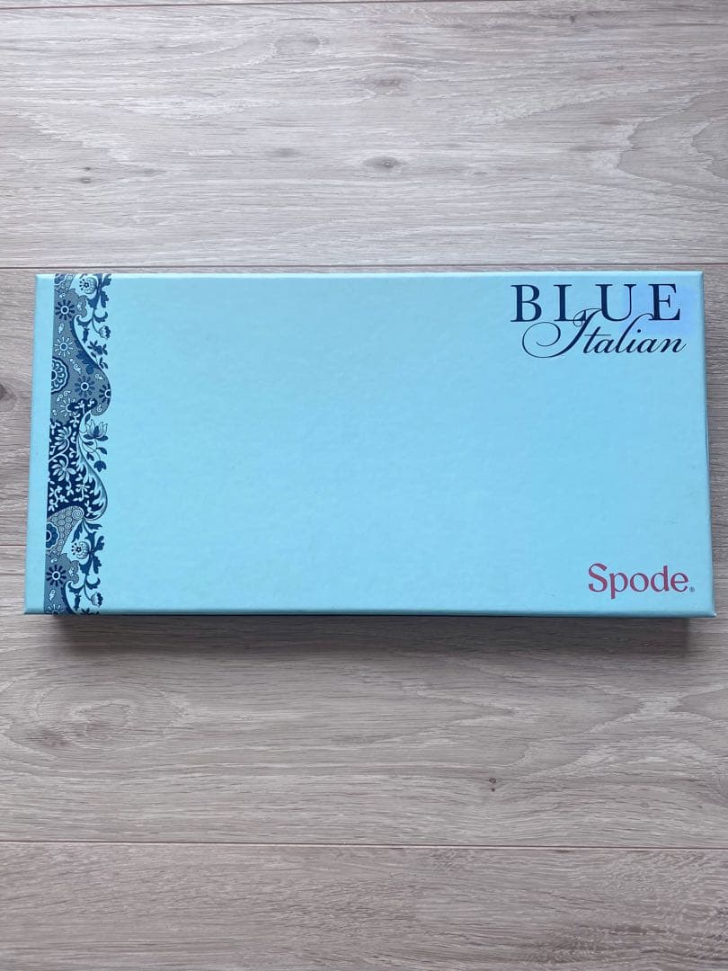 Spodeスポード ブルーイタリアン フォーク スプーンセット