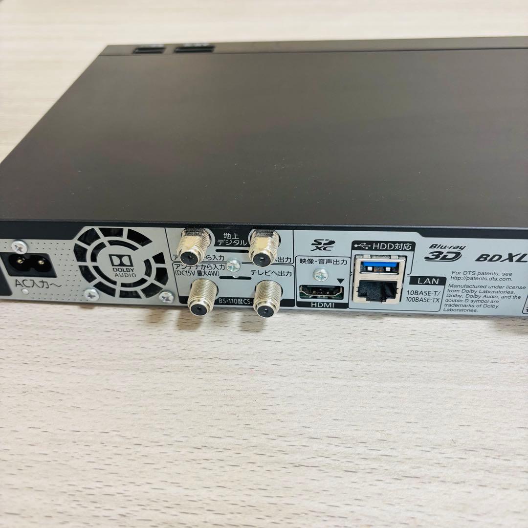 パナソニック DIGA DMR-BRZ1020 ブルーレイレコーダー リモコン付