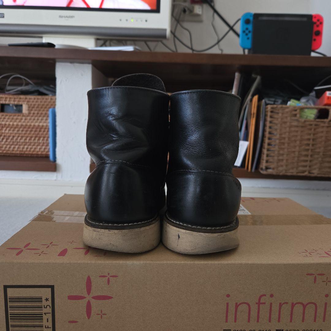 T*h様 レッドウィング　アイリッシュセッター　黒　8½D 犬タグ