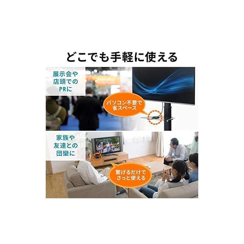 【中古】サンワダイレクト 4K対応メディアプレーヤー　400-MEDI023