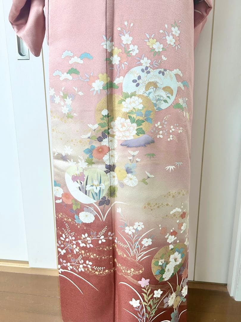 美品　正絹訪問着　フルセット4点　入学式　七五三　お宮参り　結婚式