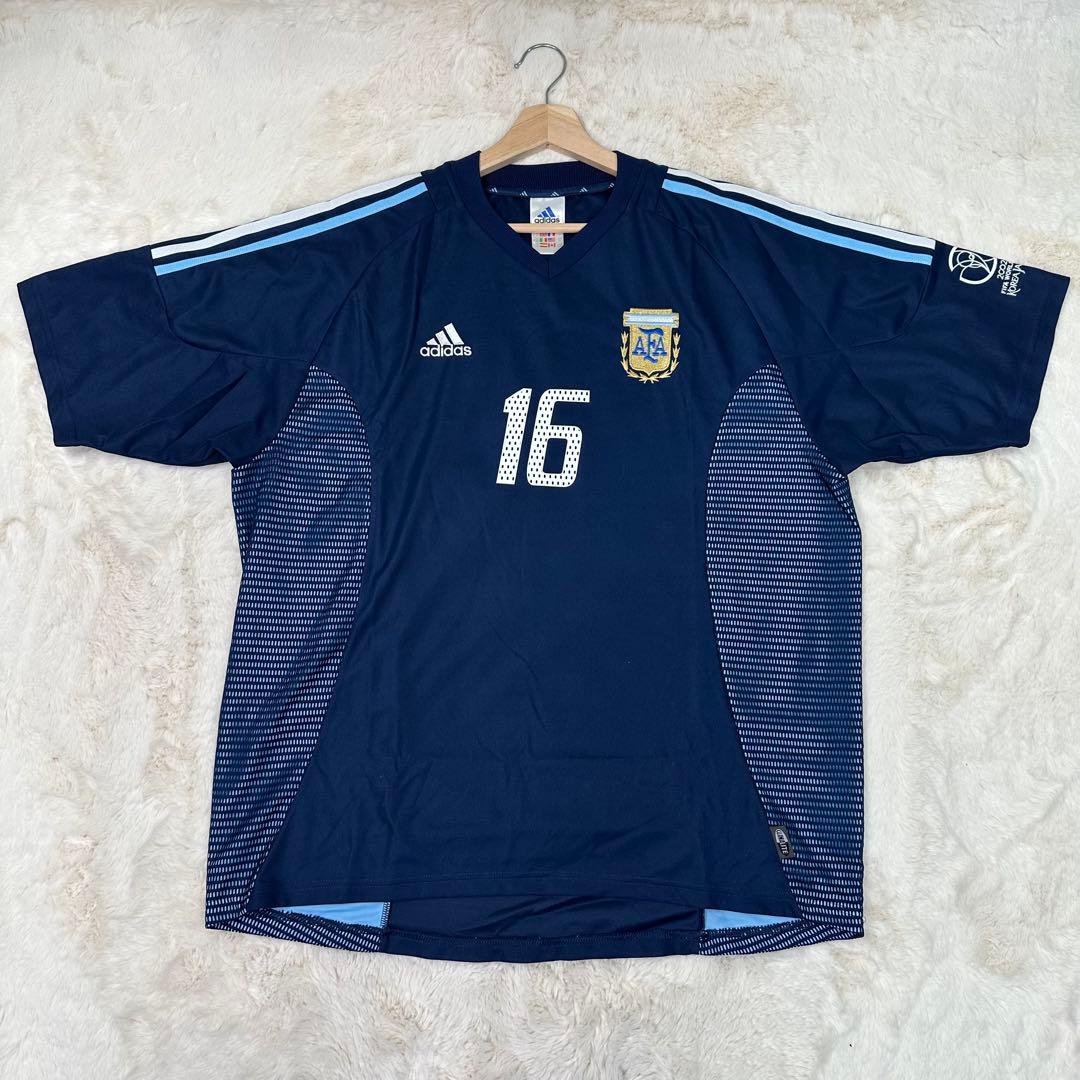 ✨希少4XO✨アディダス アルゼンチン代表 Aimar 16 2002W杯モデル