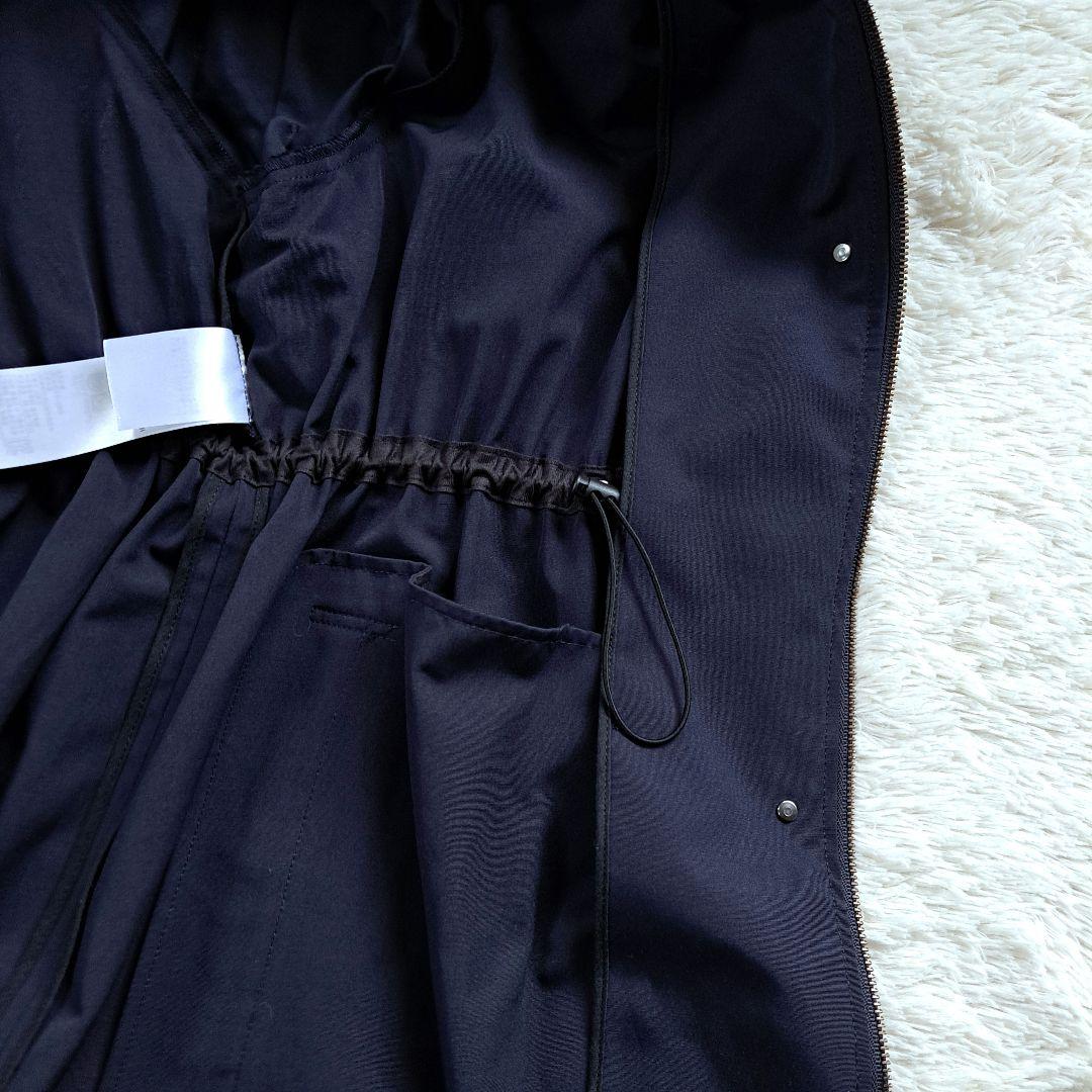 美品 iCB 定価4.2万 ロング モッズコート ライトアウター ネイビー M