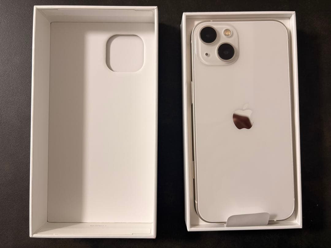 【箱、付属品付き】Apple iPhone 13 128GB スターライト