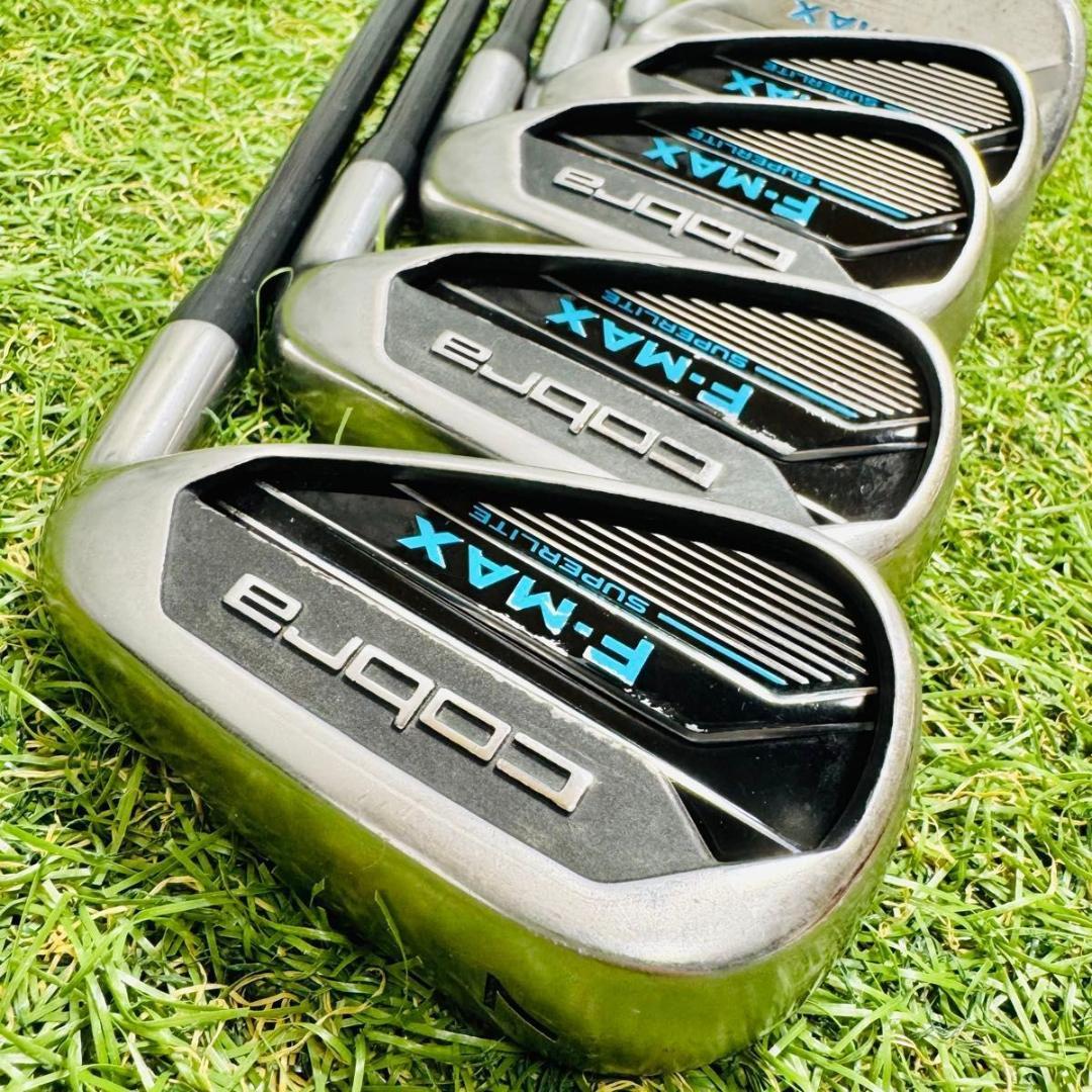 【良品】初心者推奨 コブラ F-MAX レディースアイアンセット 5本 L