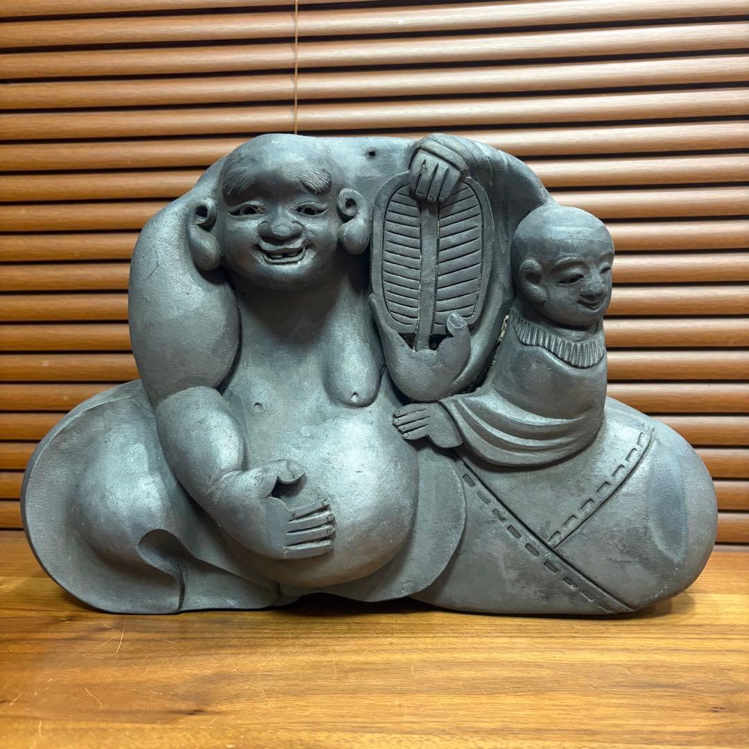 昔の縁起の良い瓦