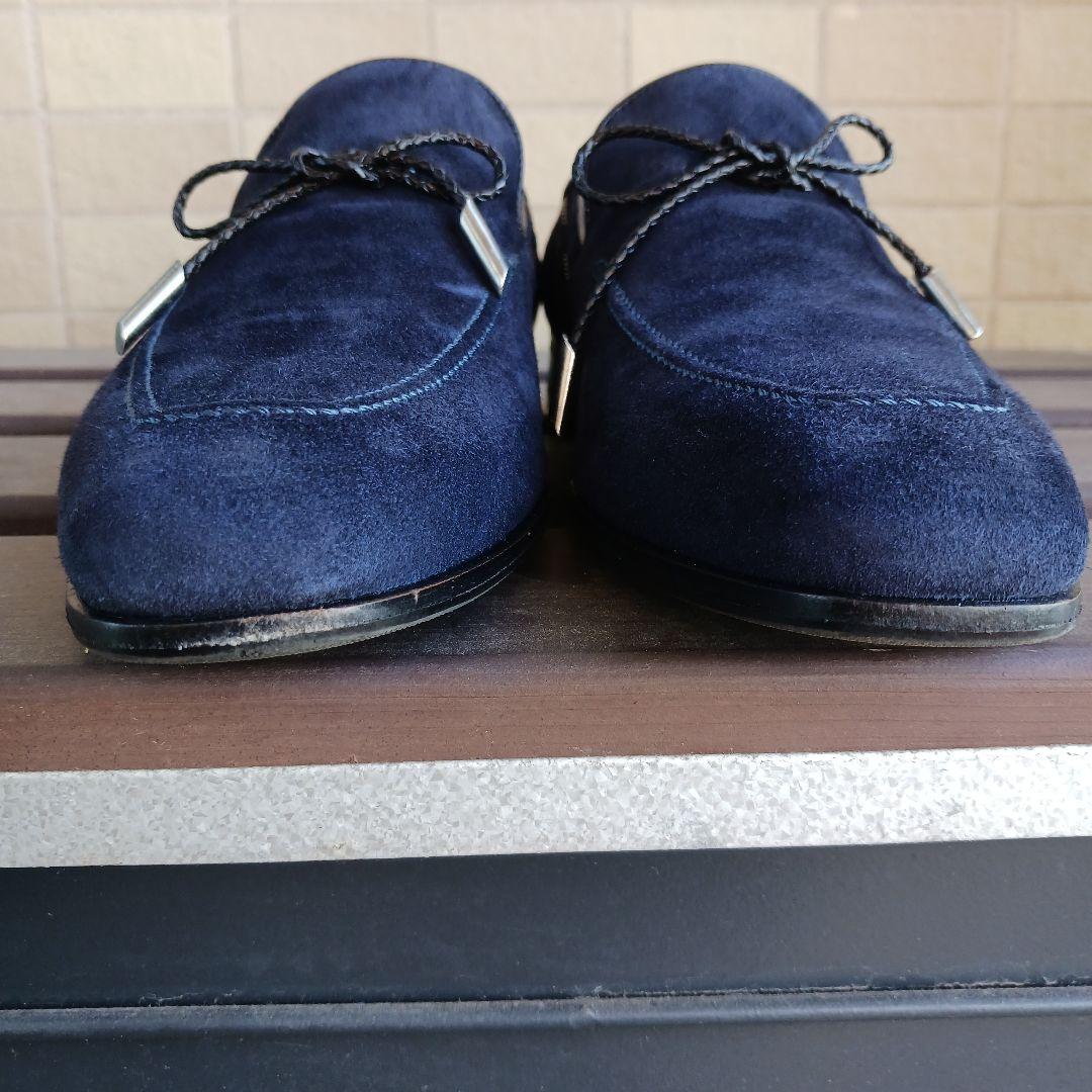 Ferrante スエードローファー UK6 E　紺