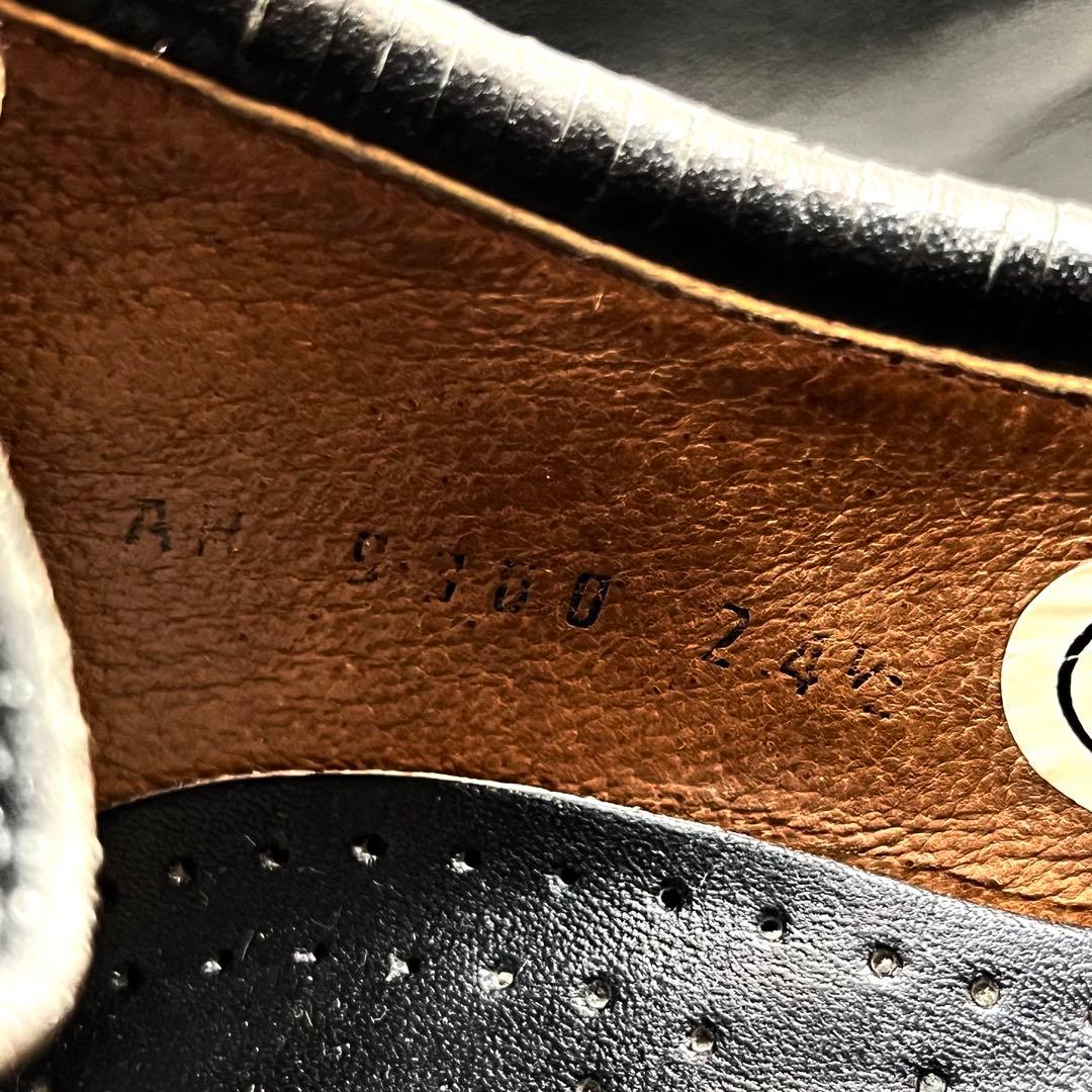 希少✨ ウルヴァリン 革靴 チロリアンシューズ ビブラムソール 黒 24.5cm