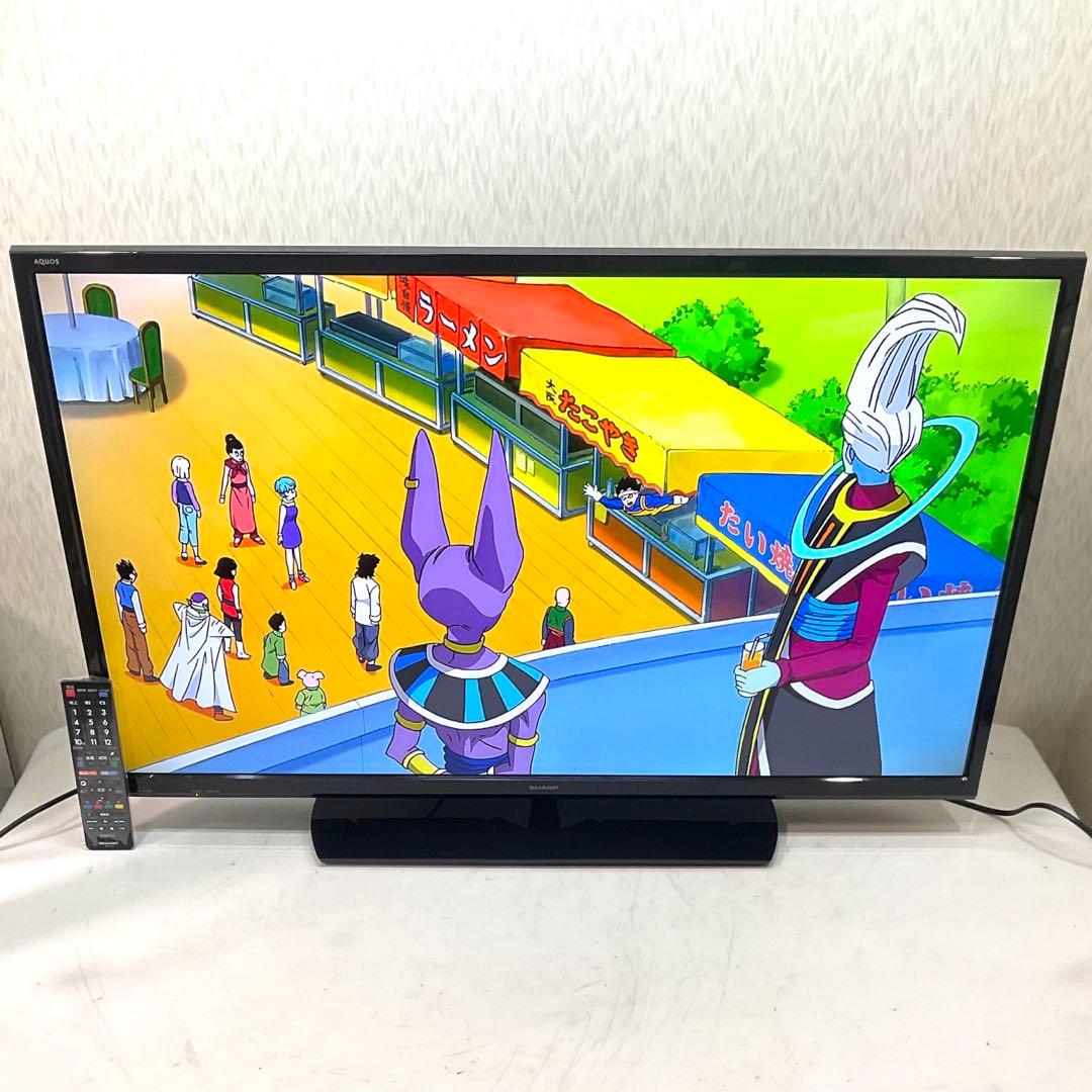 【値下げok】美品 裏録対応 40型 シャープLED液晶テレビ アクオス