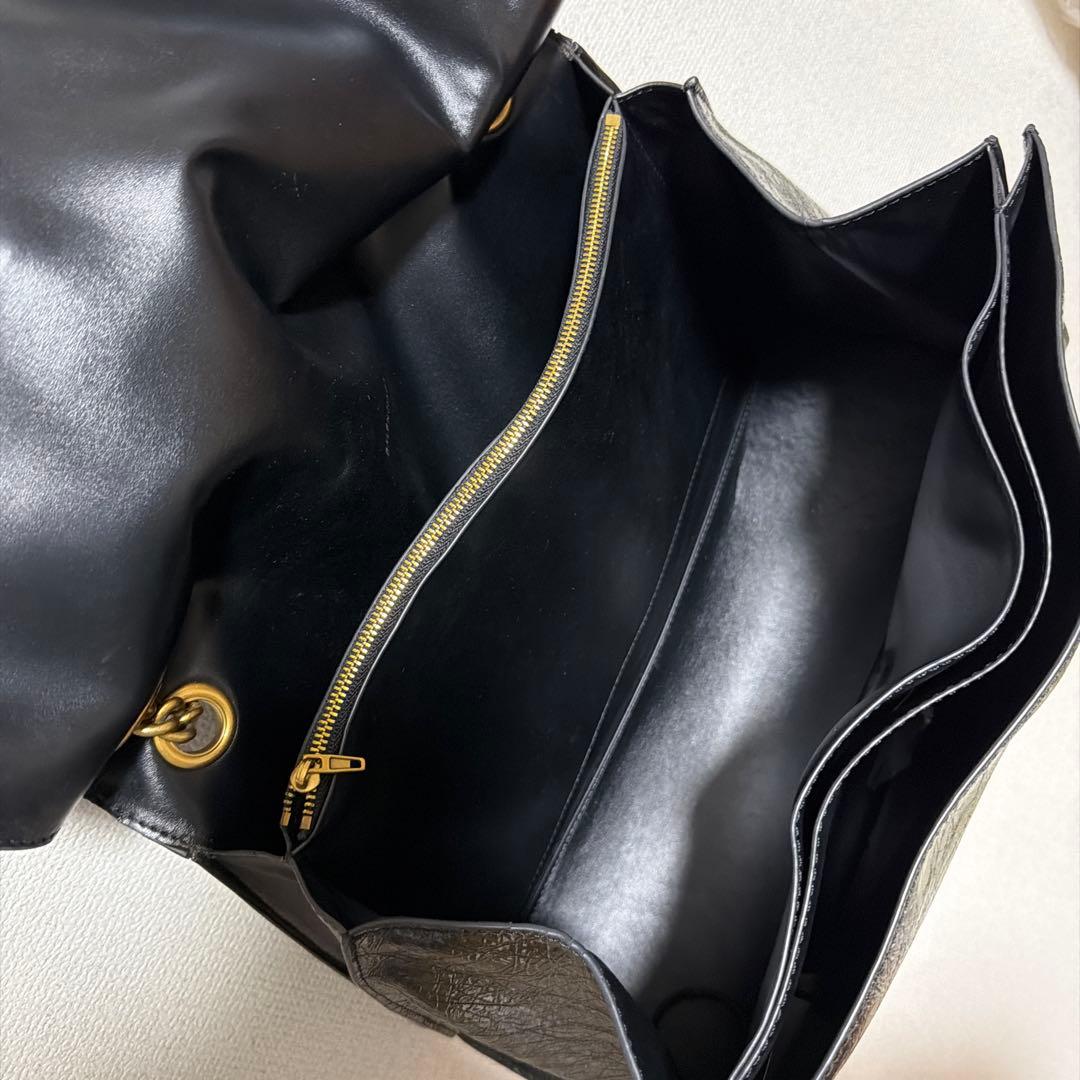 バレンシアガスタイル　ショルダーバッグ CRUSH チェーン