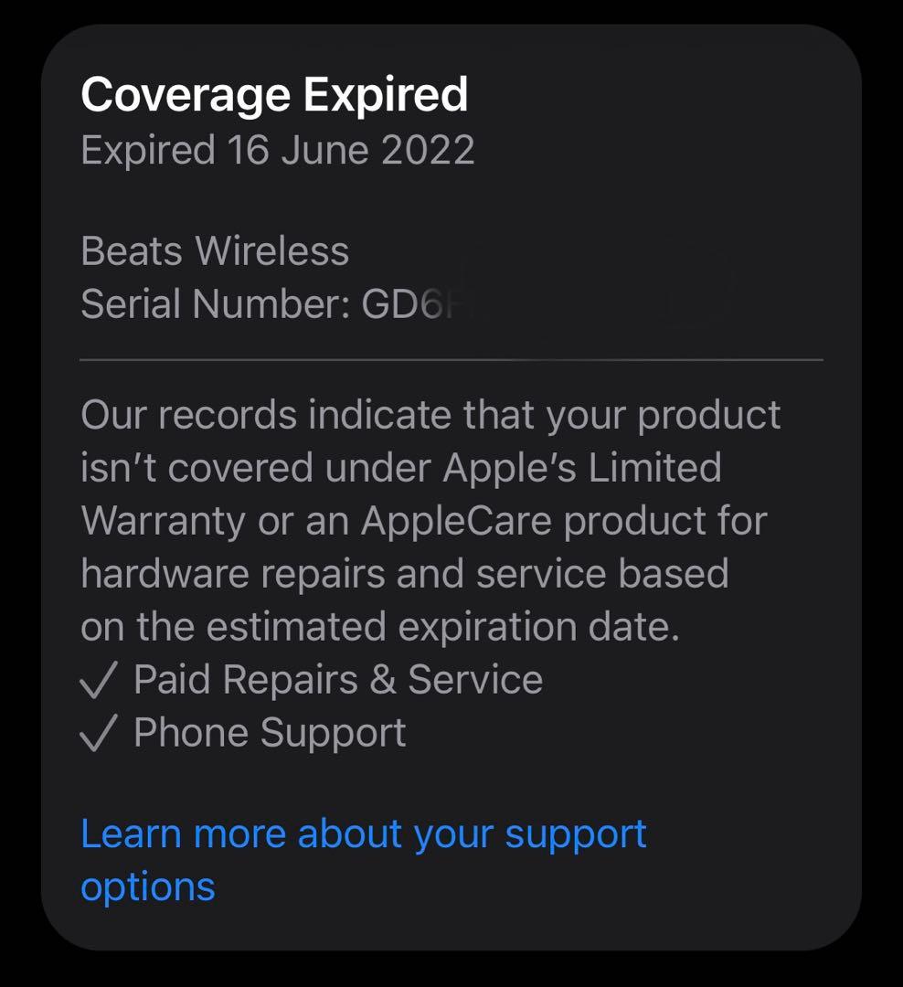 Beats Studio3 Wireless ヘッドフォン レッド 10年