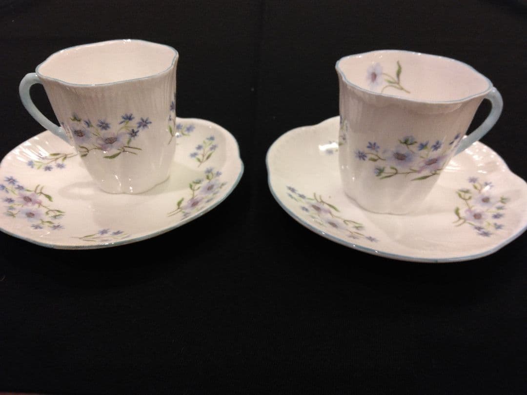 シェリーアンティーク　デミタスカップ　小皿セット