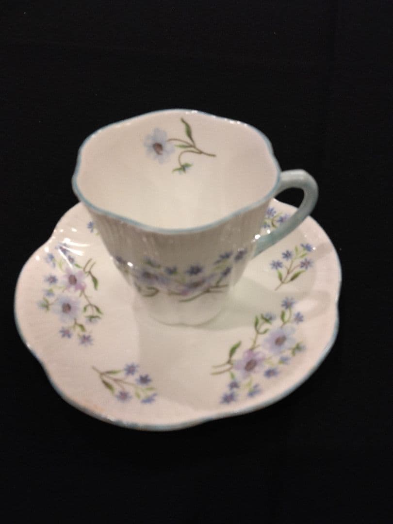 シェリーアンティーク　デミタスカップ　小皿セット