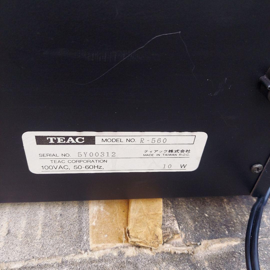 TEAC　ステレオ カセットデッキR-560
