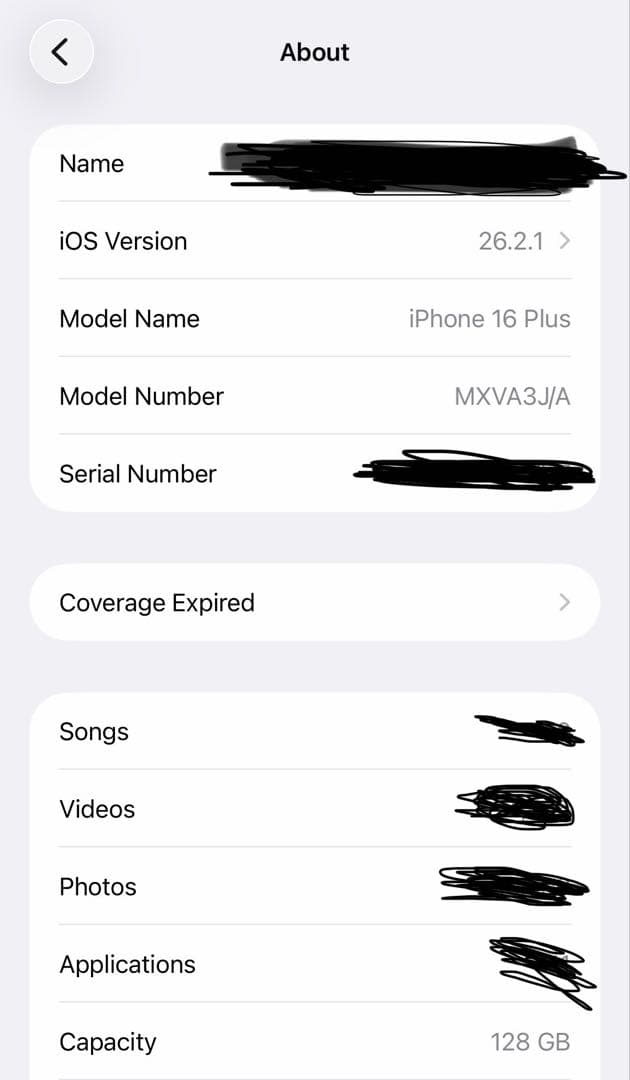 Apple iPhone16プラス SIMフリー本体 ブラック 128GB