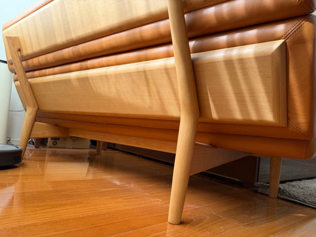 カンディハウスエクリプス旭川家具レザーソファ