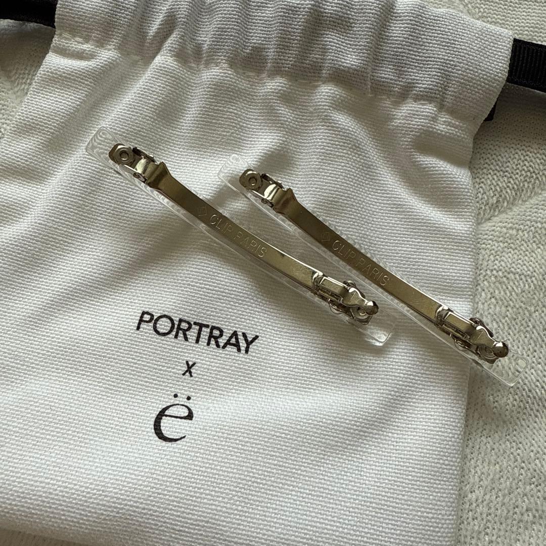 PORTRAY x yo BIOTOP クリアバレッタミニ2個セット 新品未使用