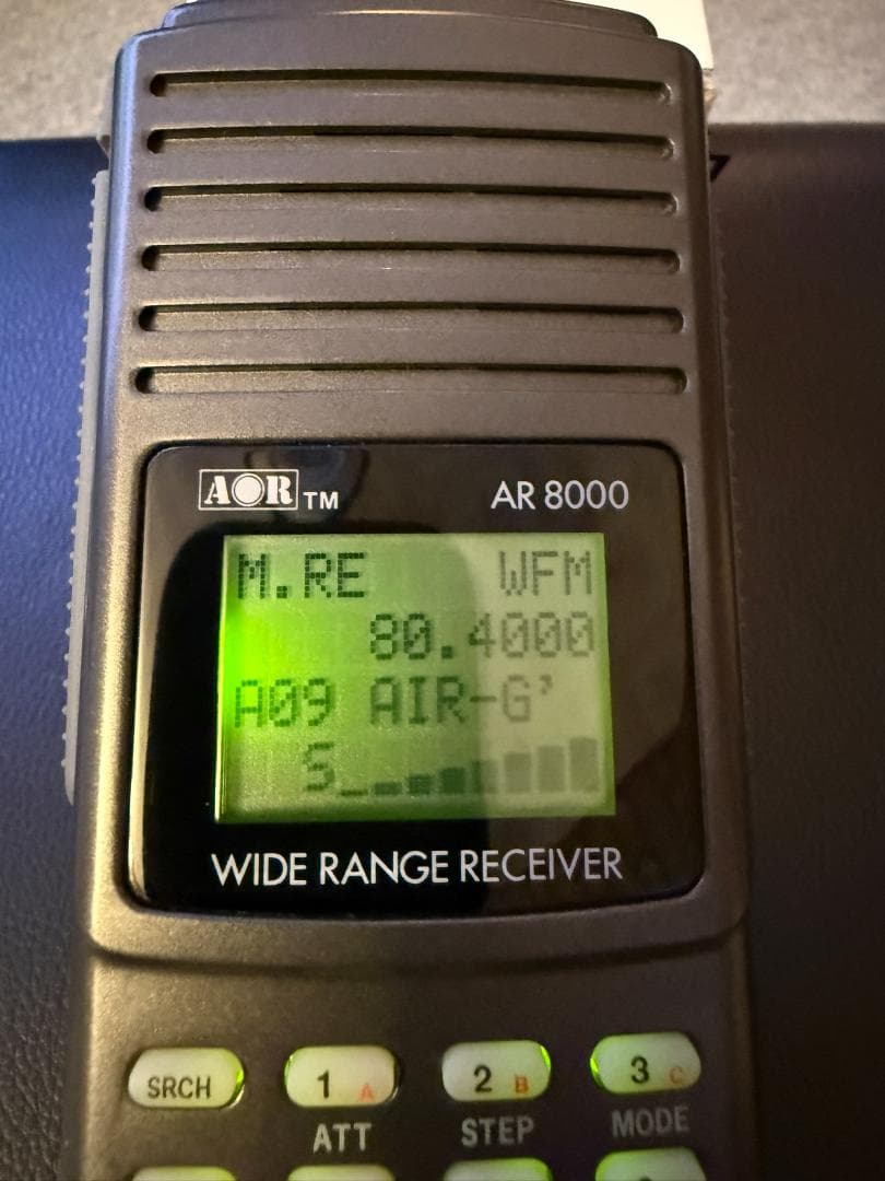 ワイドレンジレシーバー AOR AR8000 + ロッドアンテナ RH789 等