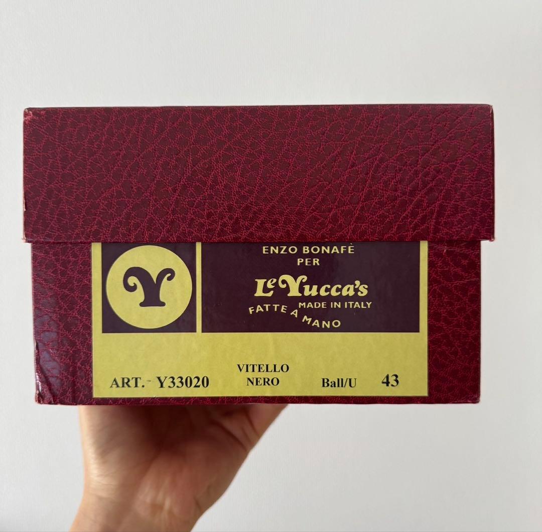 Le Yucca’s レユッカス チャッカブーツ 43 ブラック レザー