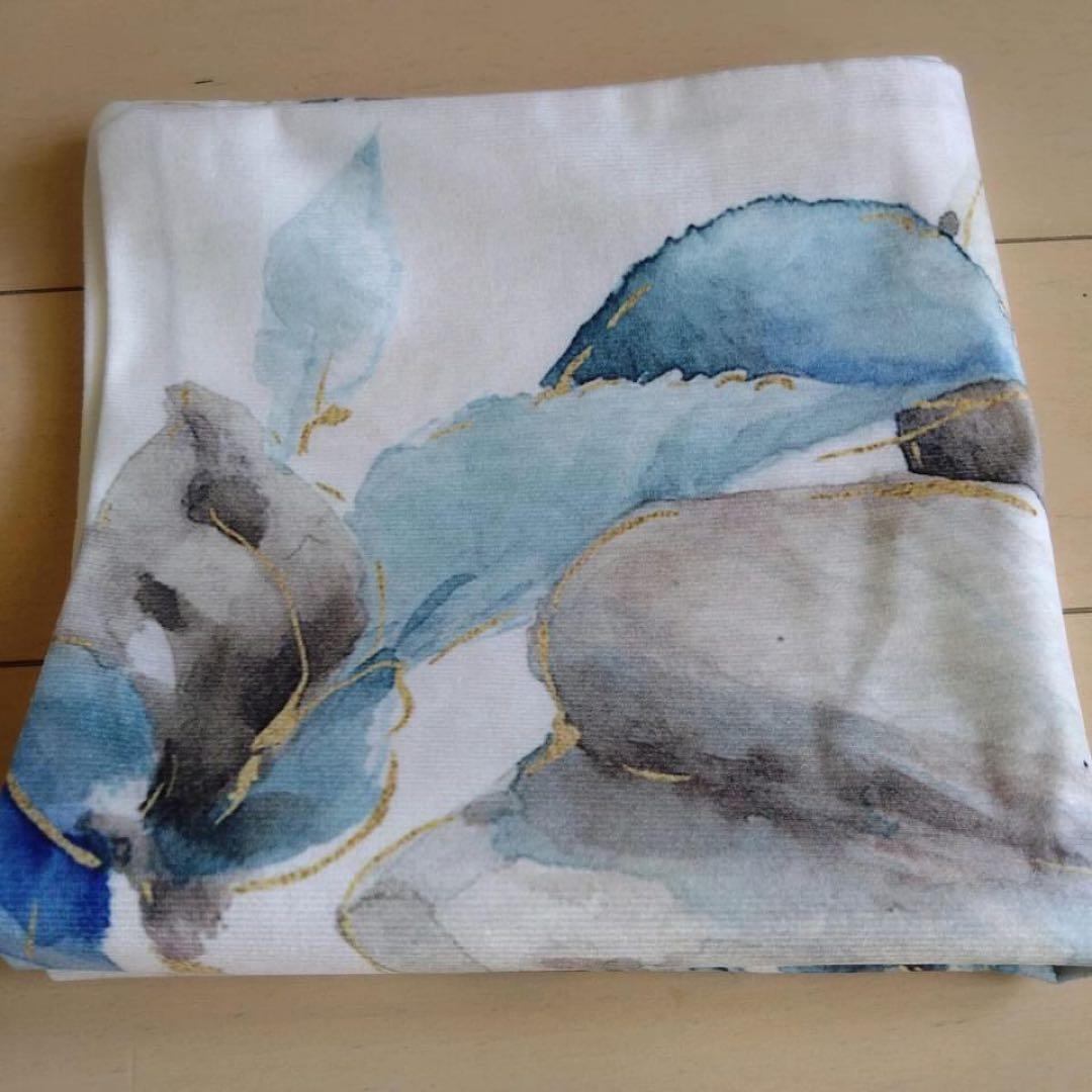 210系  ⭐️ 6枚セット ⭐︎ 白い 花柄 クッションカバー 水彩画風