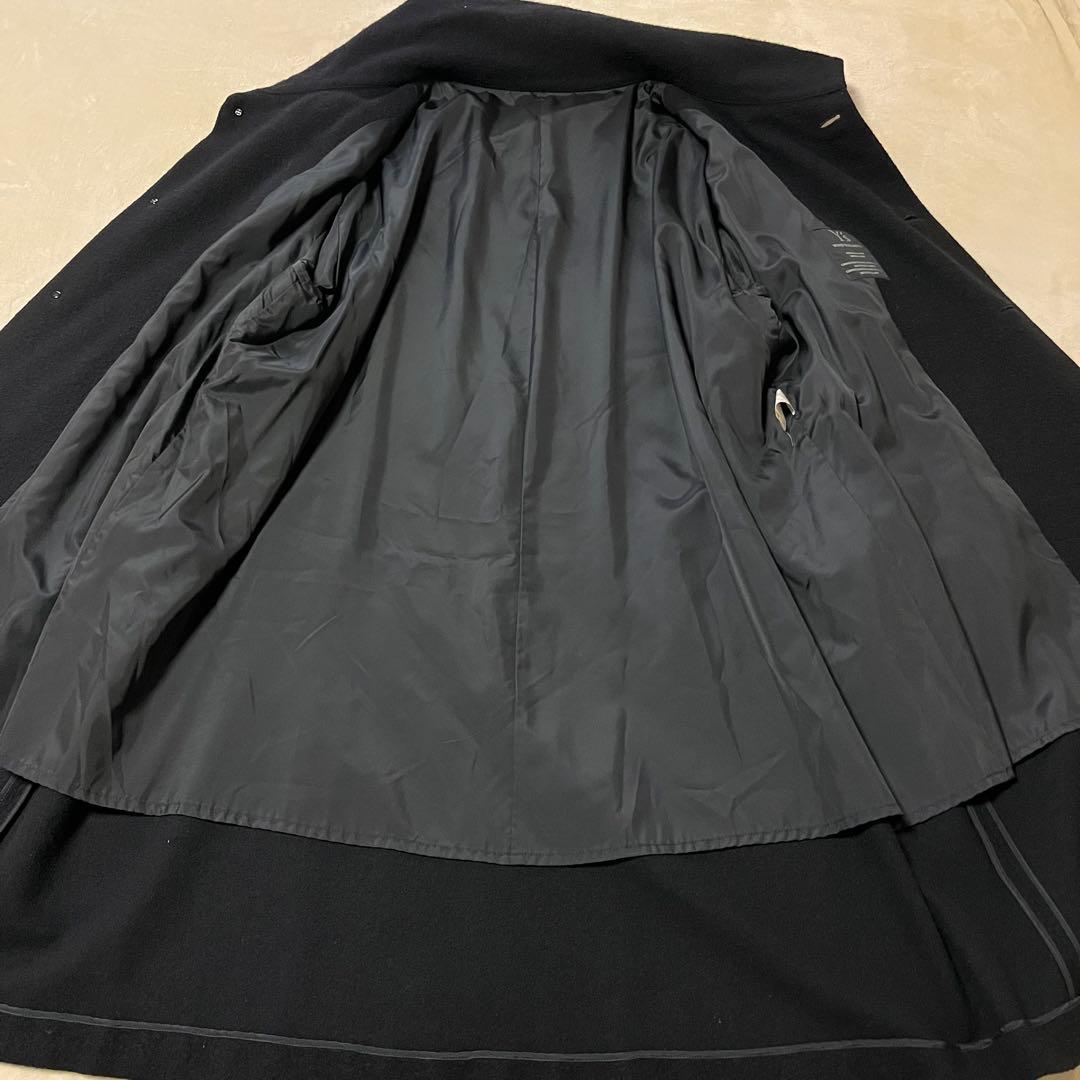 Y's ヨウジヤマモト　ウール　コート　ブラック黒