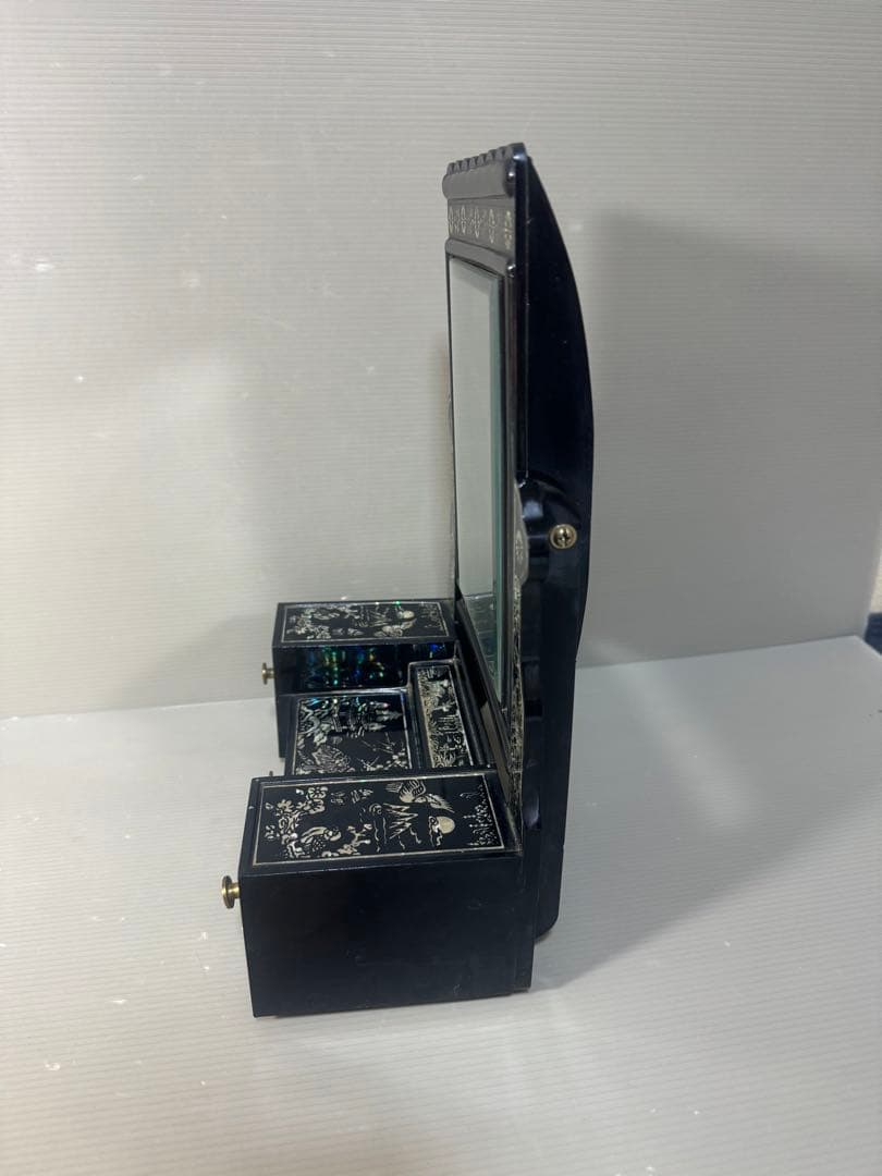 2608 螺鈿細工 鏡台 花鳥 ドレッサー