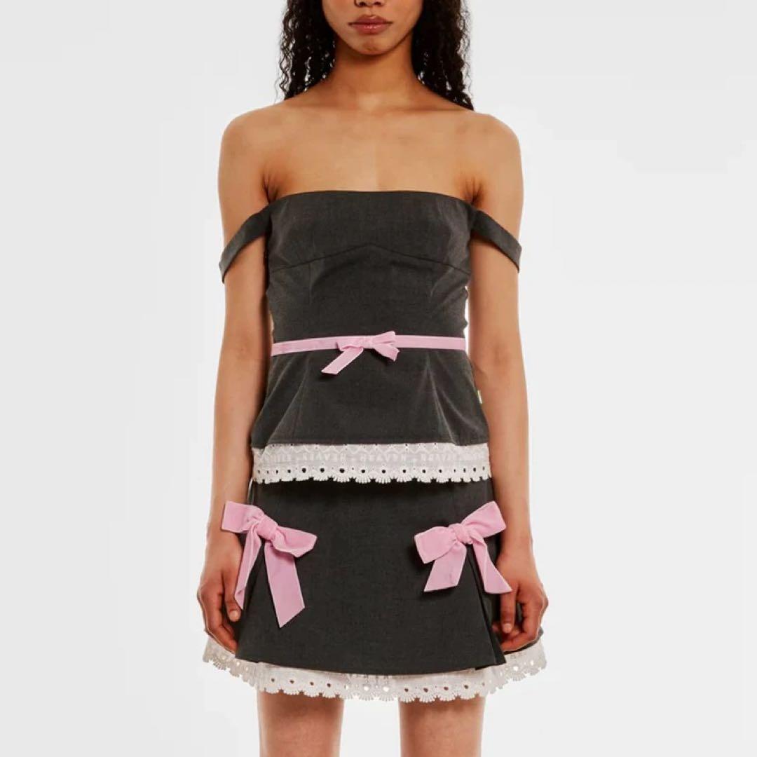 トップス HEAVEN by marc jacobs coquette bow top