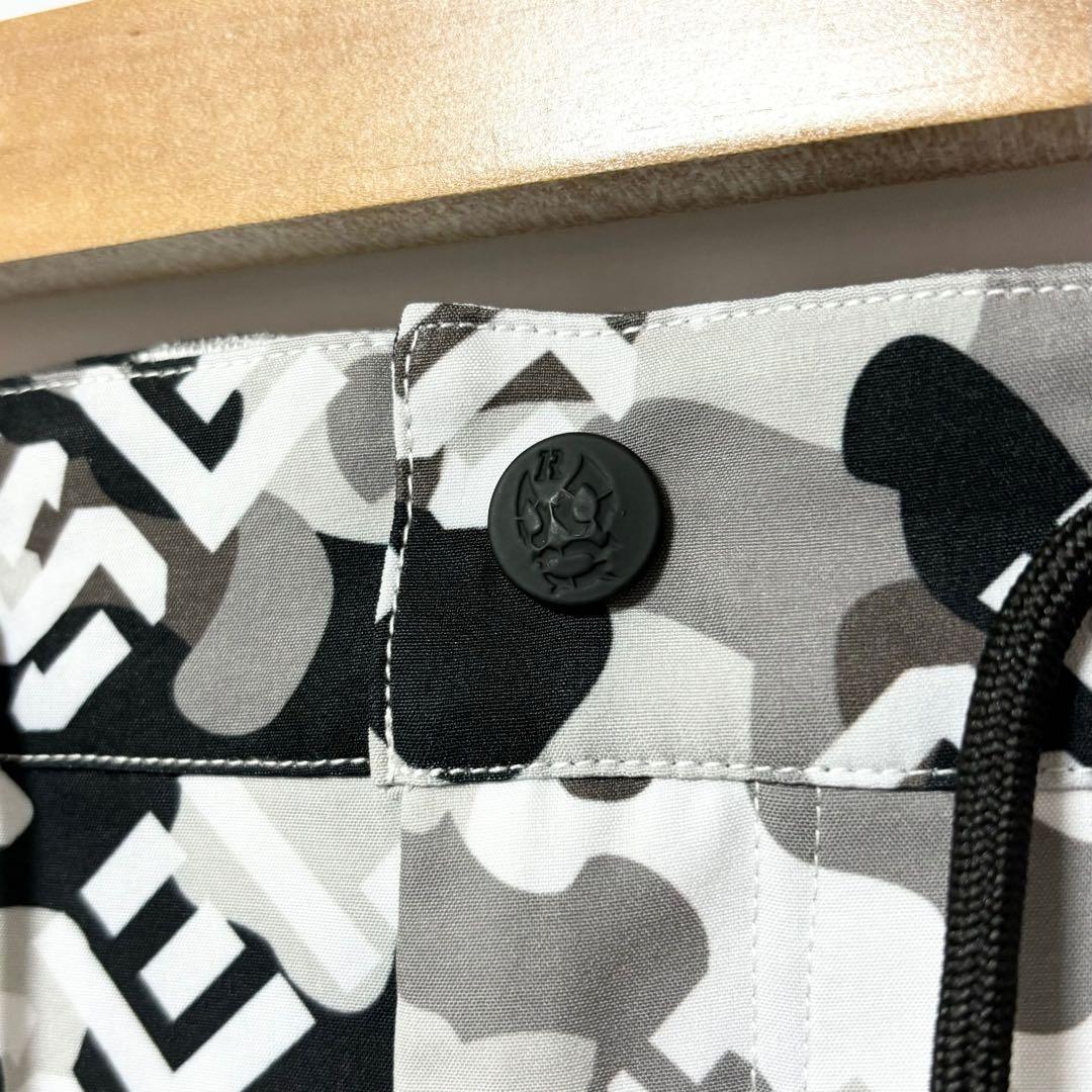 ラッセルノ ゴルフ リフレクター ロゴ SS モックネック セットアップ M