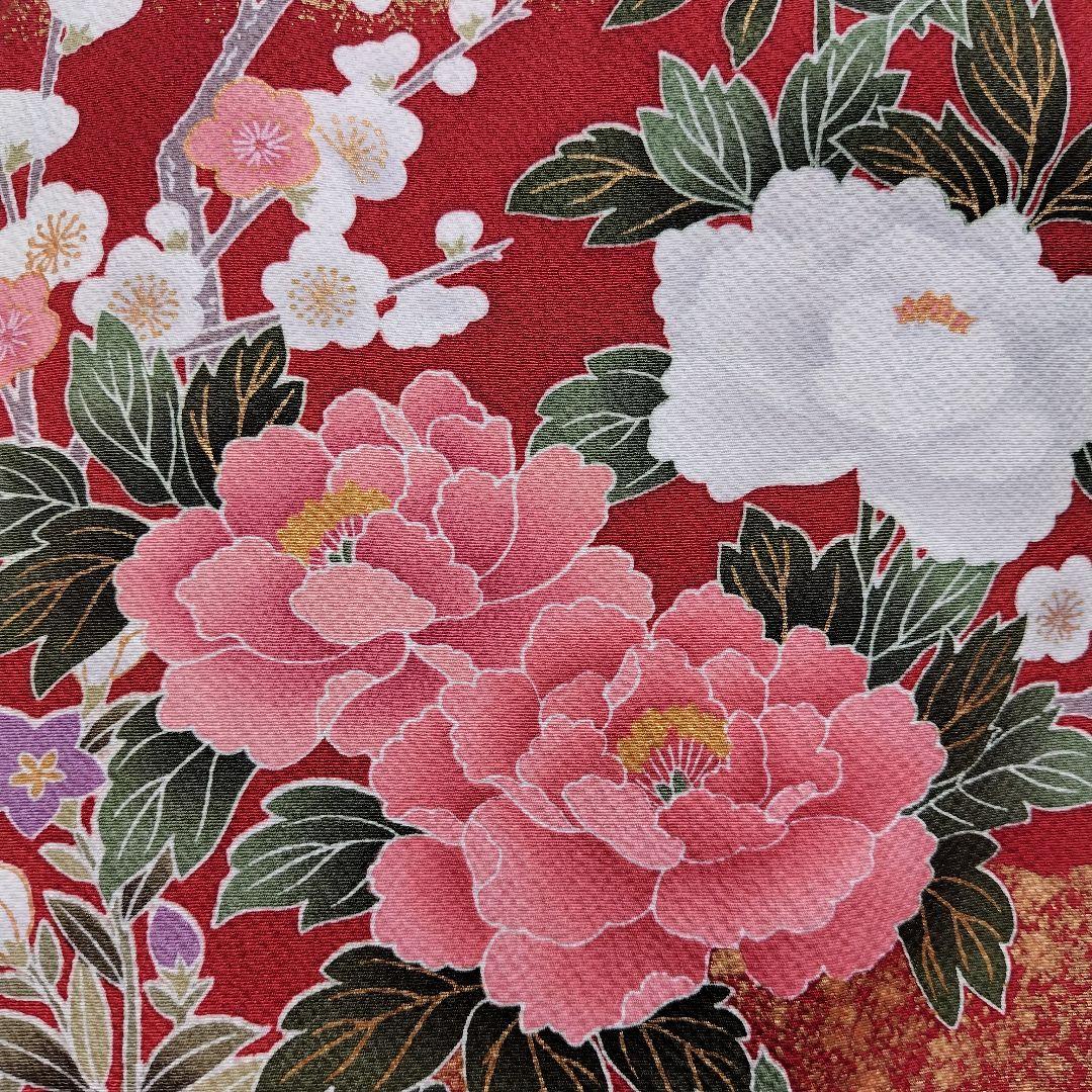 振袖フルセット(6点)・成人式・古典柄・金彩加工・金駒刺繍・胴裏正絹