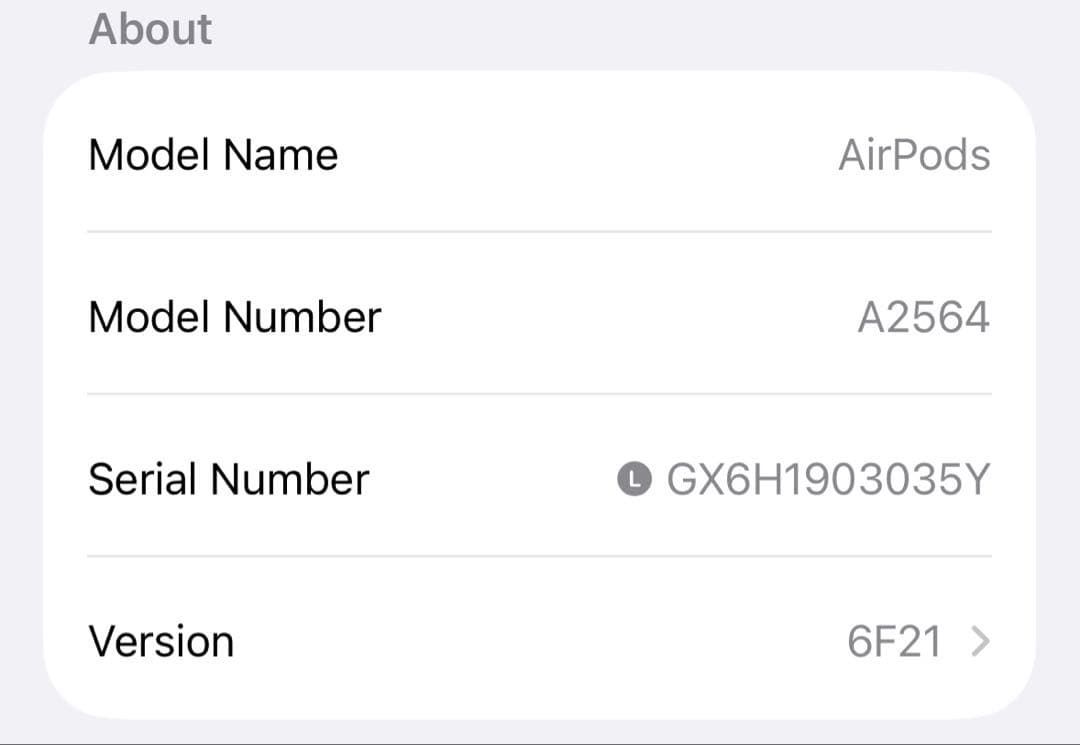 Apple AirPods 第3世代 A2564 A2565 A2566