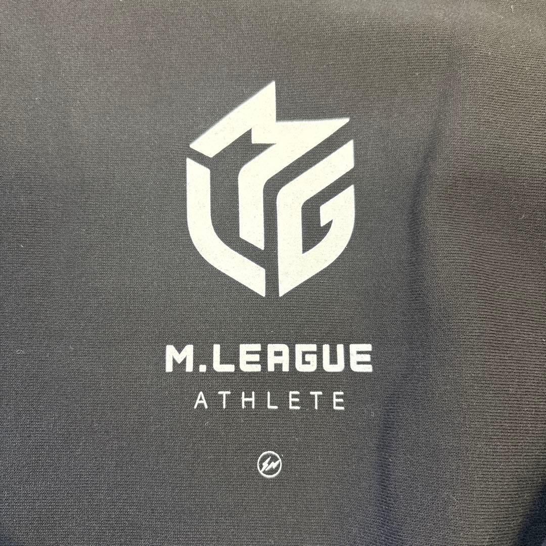 【レア・美品】Mリーグ×FRAGMENT 完売品スウェット 黒　藤原ヒロシ