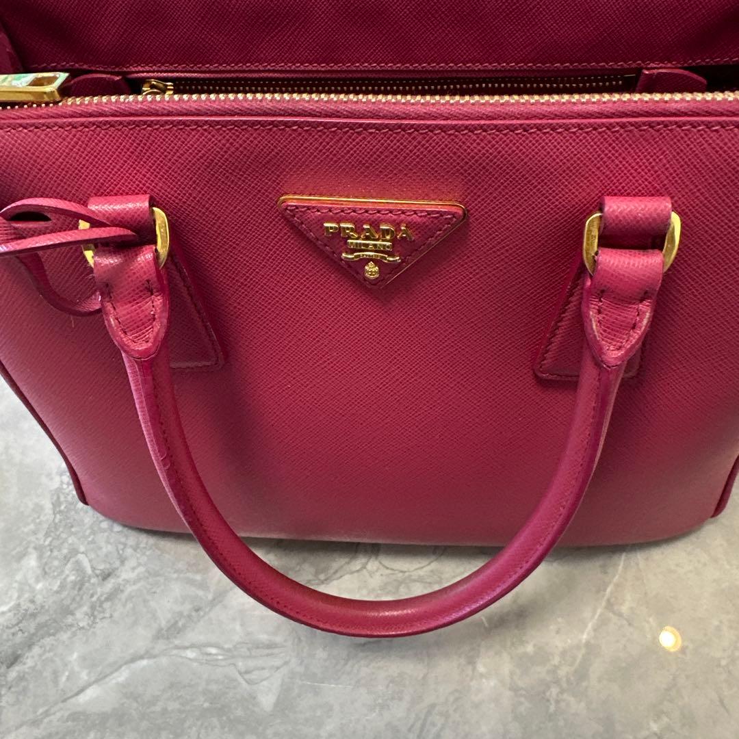 PRADA トートバッグ　ピンク