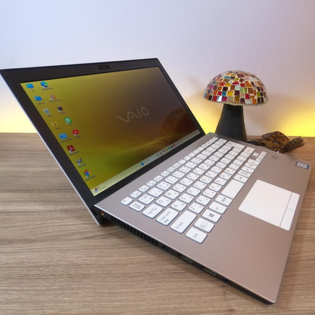 【超希少&美品】VAIO Proホワイトバッテリー増強仕様オフィス付きノートPC