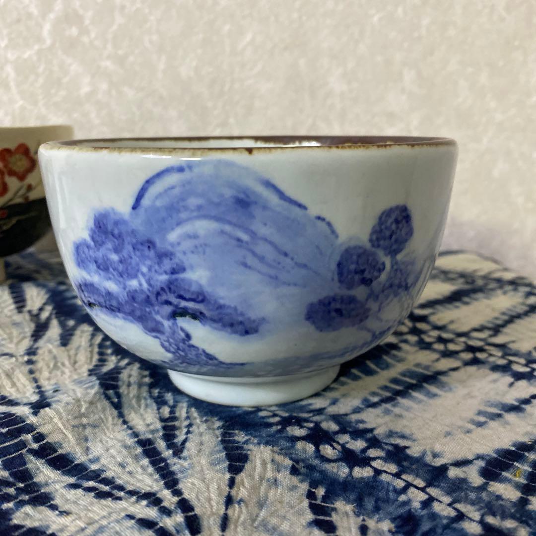 真葛香山　茶碗　2個