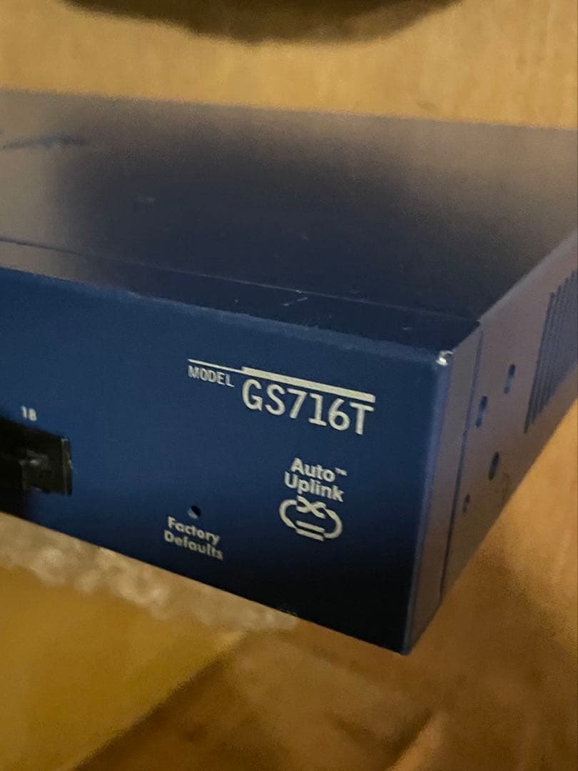 NETGEAR 【ネットギア】GS716T-300AJ 通電確認済み