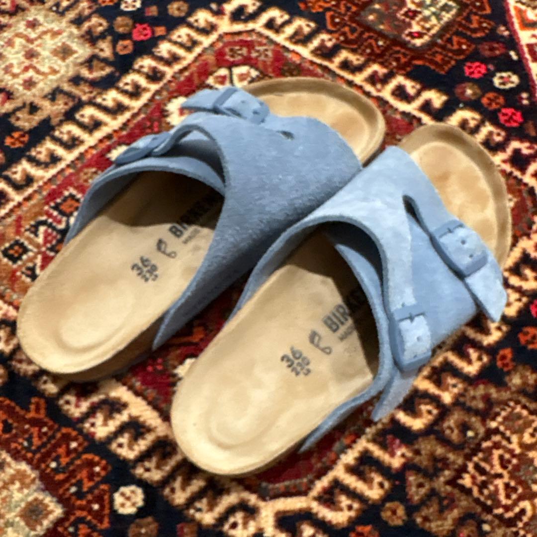 BIRKENSTOCK ZURICH サンダル ブルー 23cm