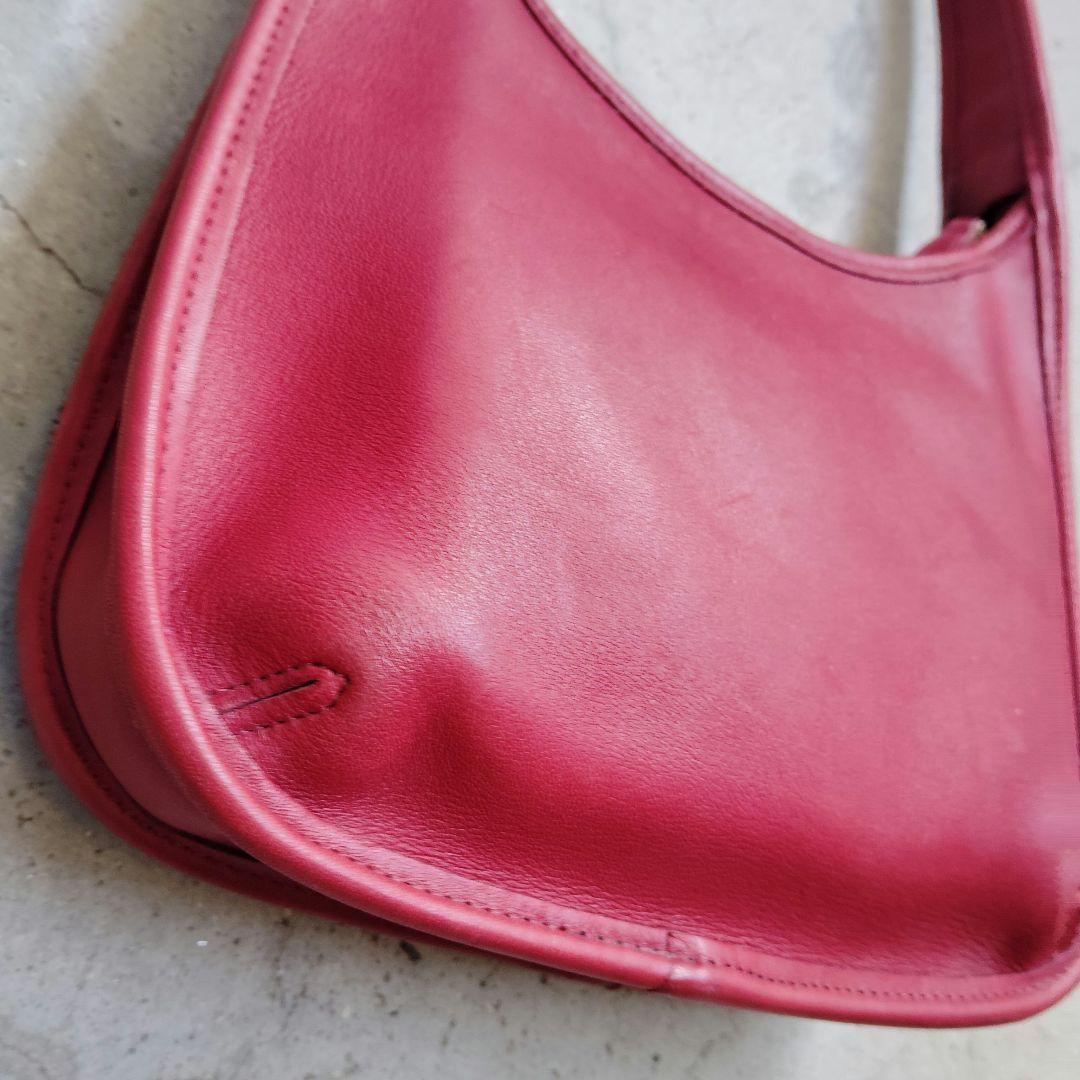 コーチ　オールドコーチ　エルゴ　ワンショルダーバッグ　9020　USA製　赤