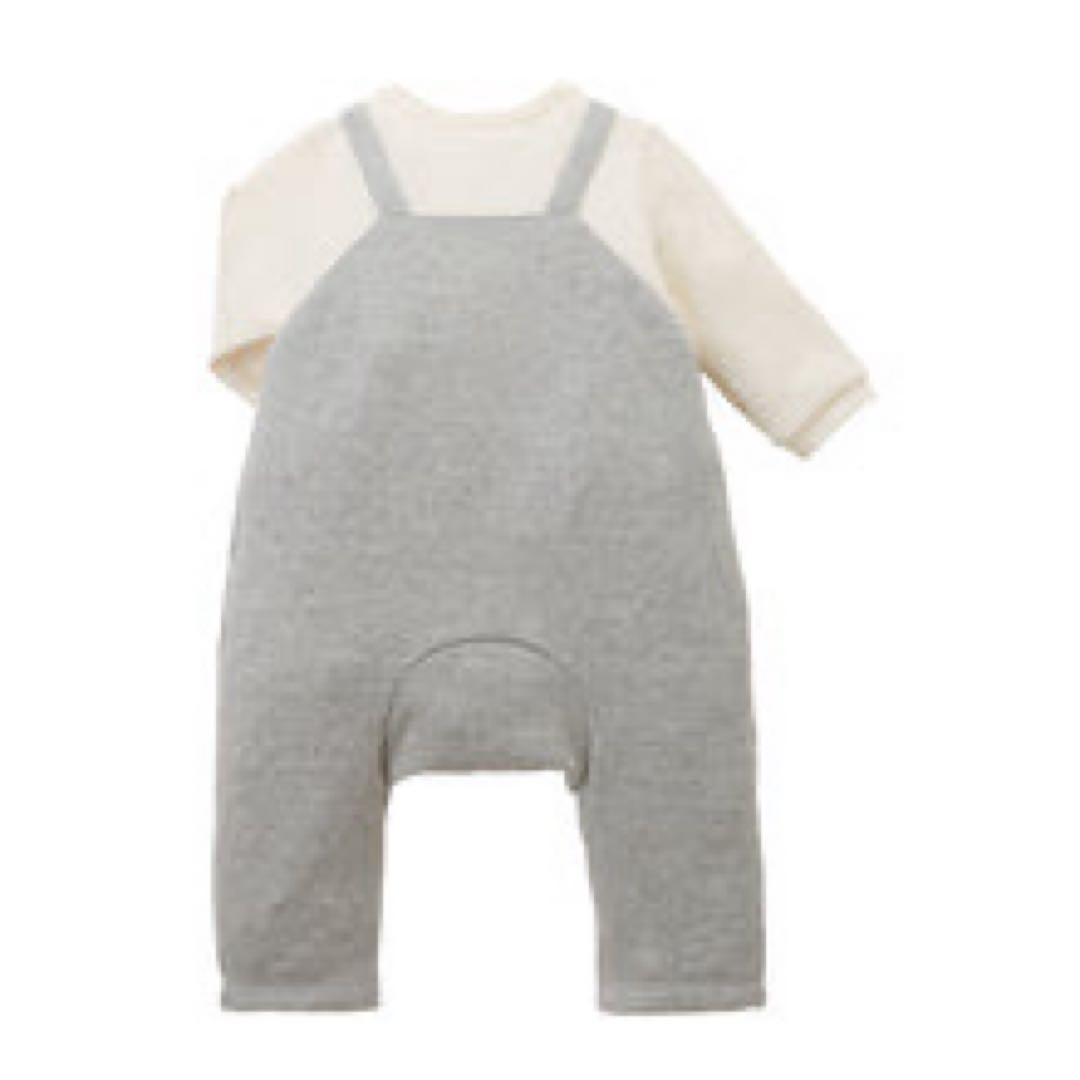 タグ付き未使用　ミキハウス　秋冬用カバーオール　70