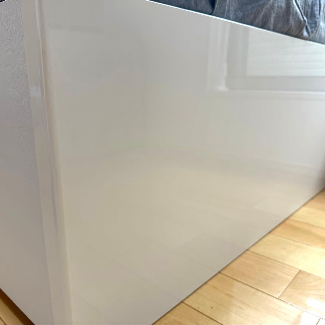 直接引取★ニトリ ジオチェスト／シングルベッドフレーム大容量収納付き／ホワイト