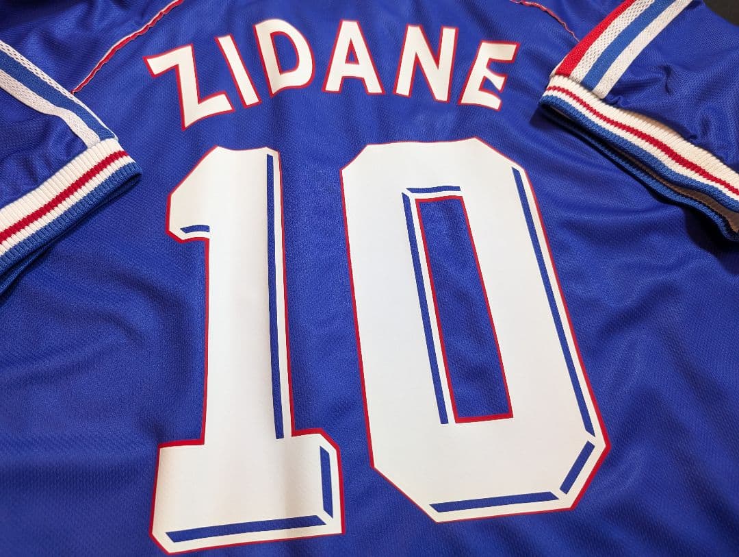 【当時物・新品タグ付き！】ジネディーヌ・ジダン/フランス代表/ホーム/98年W杯