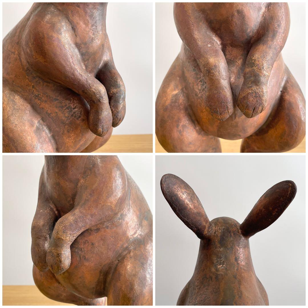 土屋陽太 鍛金 金工美術 一点もの うさぎ 兎 造形作家 オブジェ 金属工芸