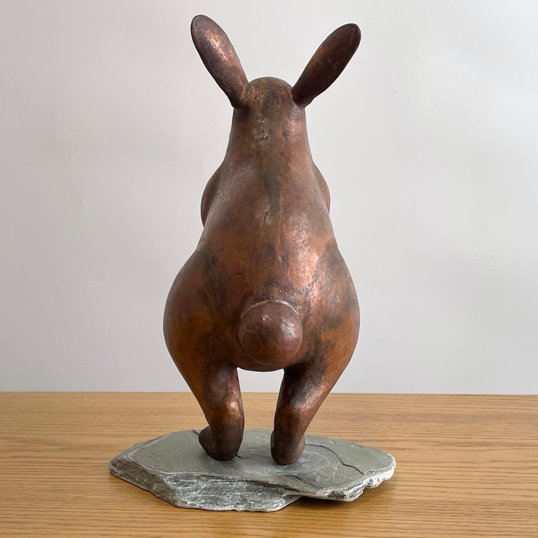 土屋陽太 鍛金 金工美術 一点もの うさぎ 兎 造形作家 オブジェ 金属工芸