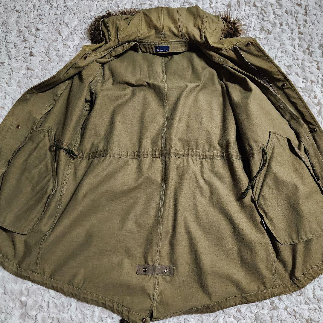 Viフレッドペリー ボアライナー付き モッズコート フィッシュテイル