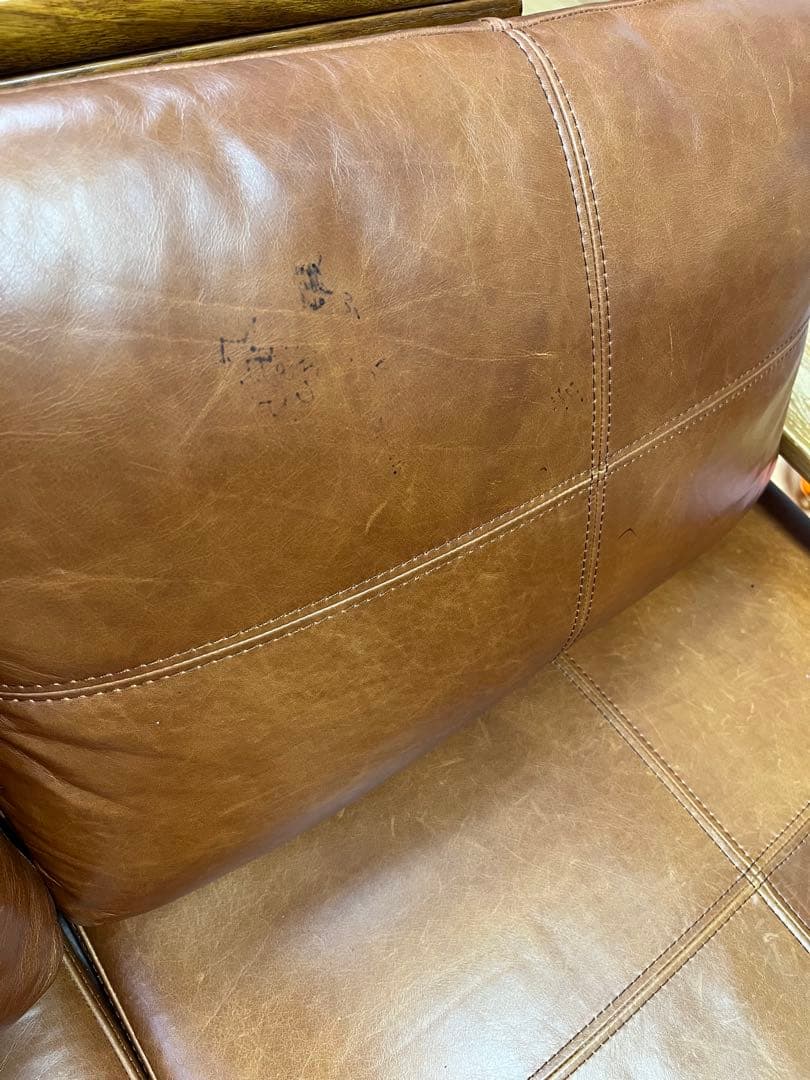 ウニコ unico KIRP カバーリングソファ(2人掛け レザー)