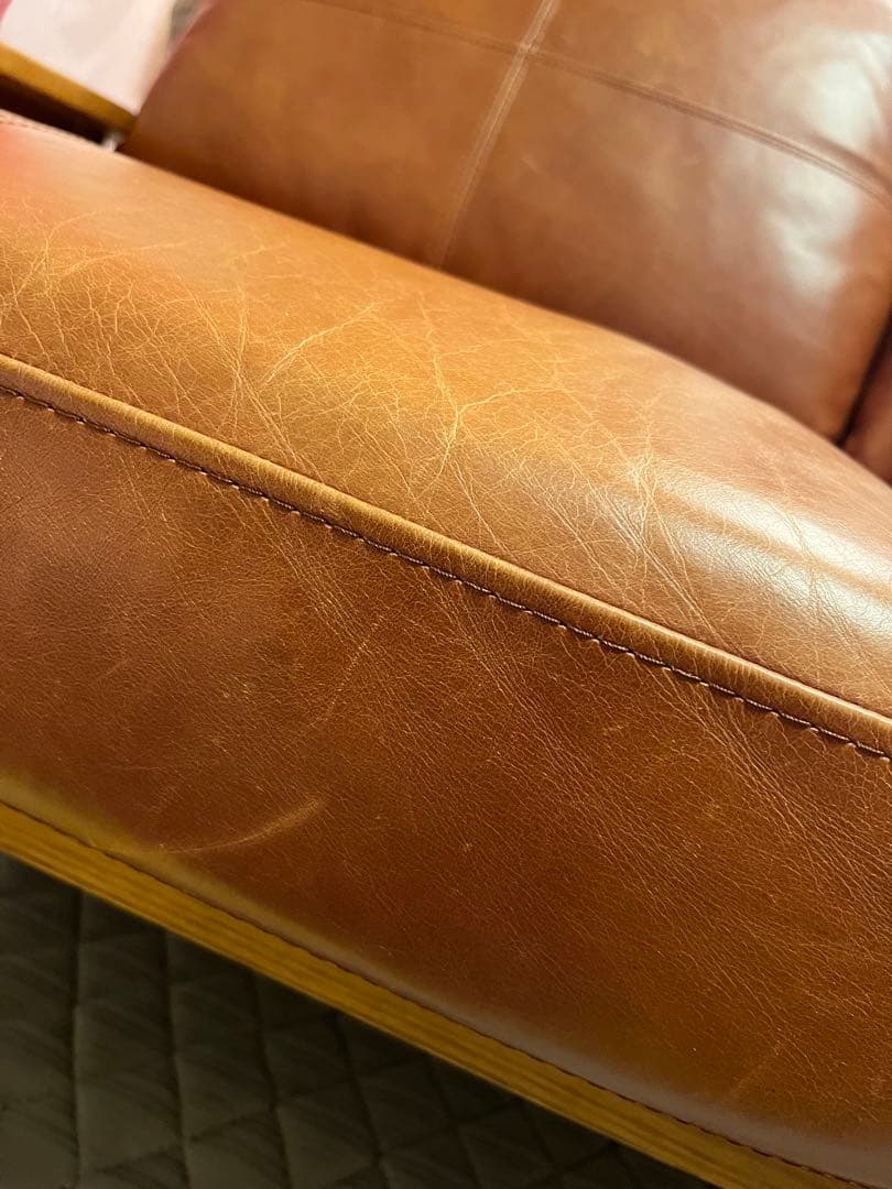 ウニコ unico KIRP カバーリングソファ(2人掛け レザー)