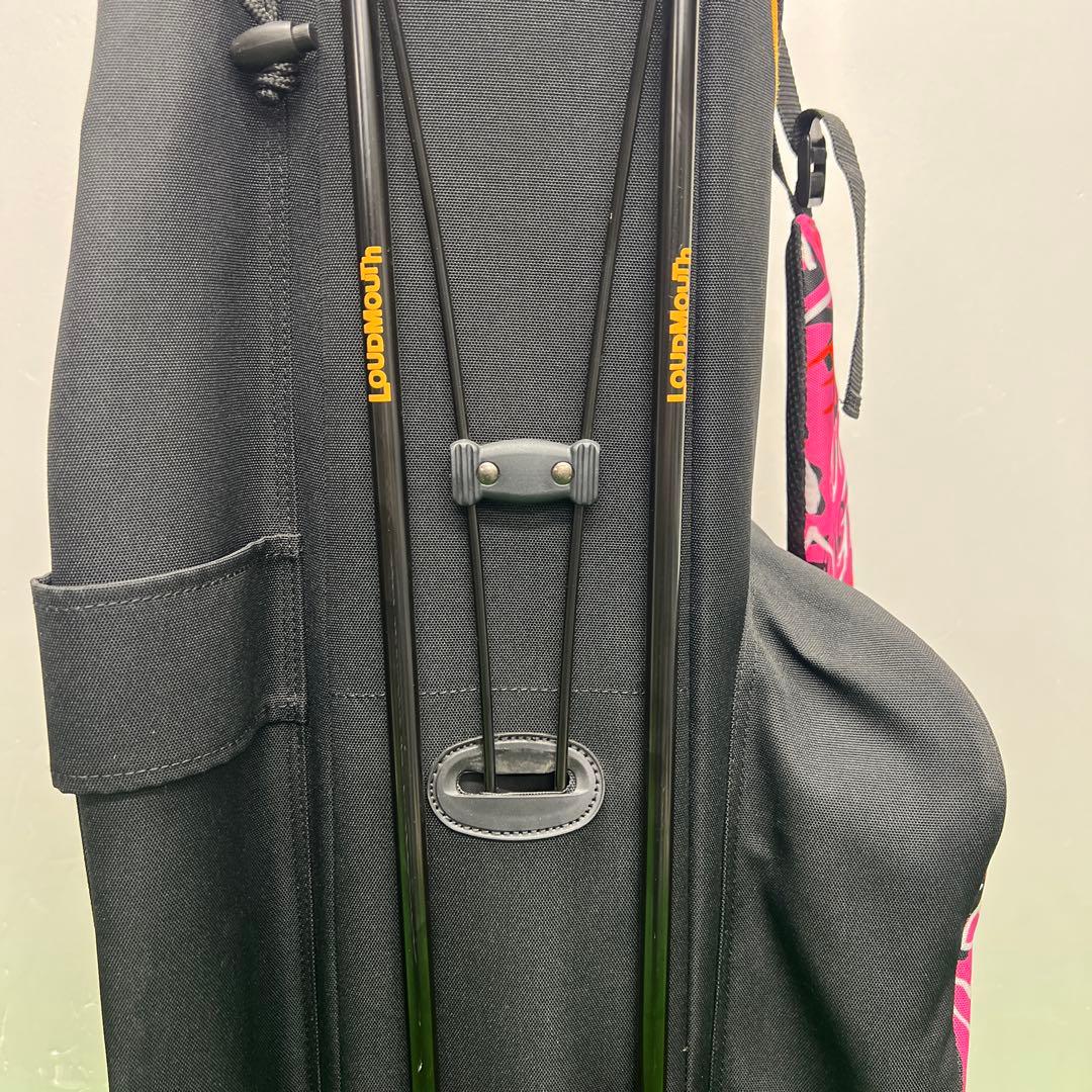 ラウドマウス　LOUDMOUTH キャディバッグ　8.5インチ　ゴルフ　ピンク