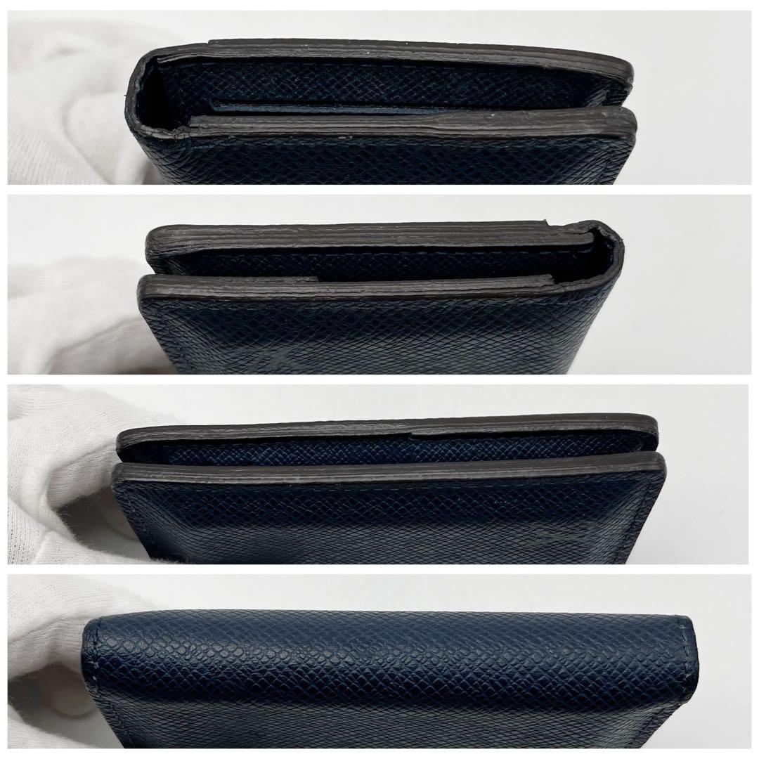 ルイヴィトン　オーガナイザードゥポッシュ タイガ　ネイビー 名刺入れ　新型